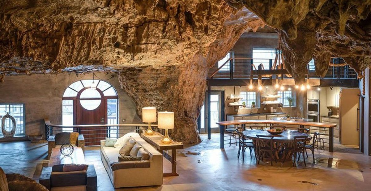 Une Maison Incroyable Cach E Dans Une Grotte De L Arkansas USA Build   Une Maison Incroyable Cachee Dans Une Grotte Arkansas 1200x620 