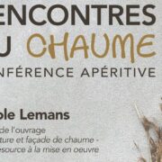 Rencontres du chaume : Conférence apéritive – Maison de l’architecture de Normandie – Rouen (FR-76)