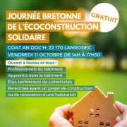 Journée bretonne de l’écoconstruction solidaire – ÉCHOBAT – Lanrodec (FR-22)