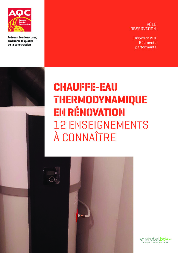 Chauffe-eau thermodynamique en rénovation – 12 enseignements à connaître